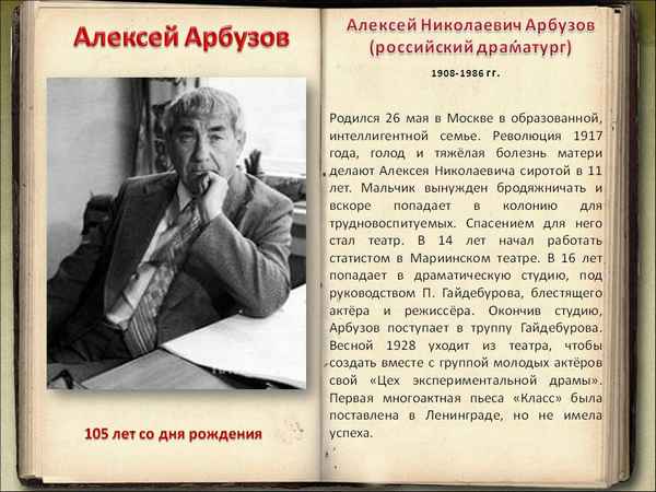 Краткая биография арбузов