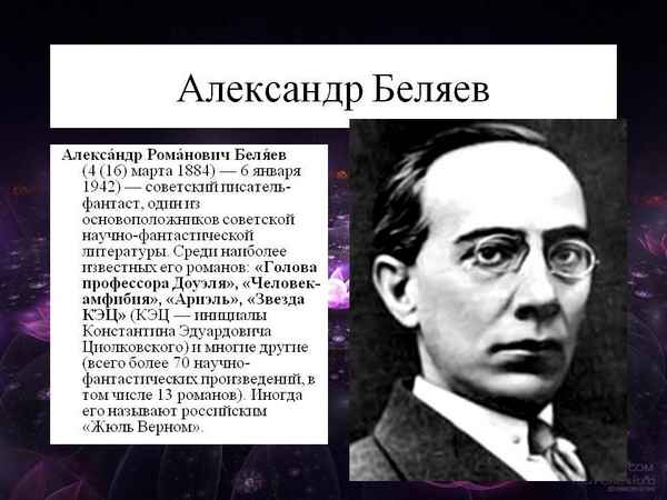 Краткая биография беляев а. р.