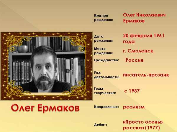 Краткая биография ермаков
